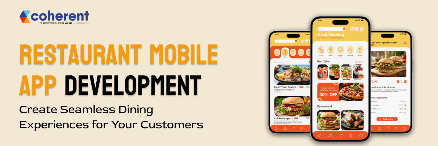 Restaurant mobile app development coherent lab