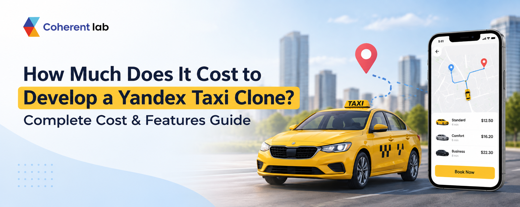 Yandex Taxi Clone App Development Cost