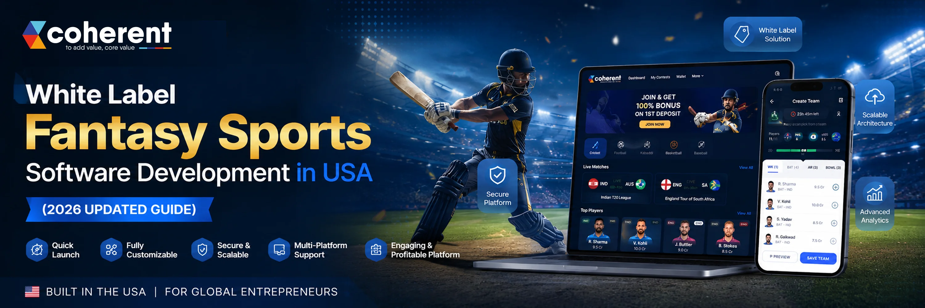 White Label Fantasy Sports Software Development in the USA