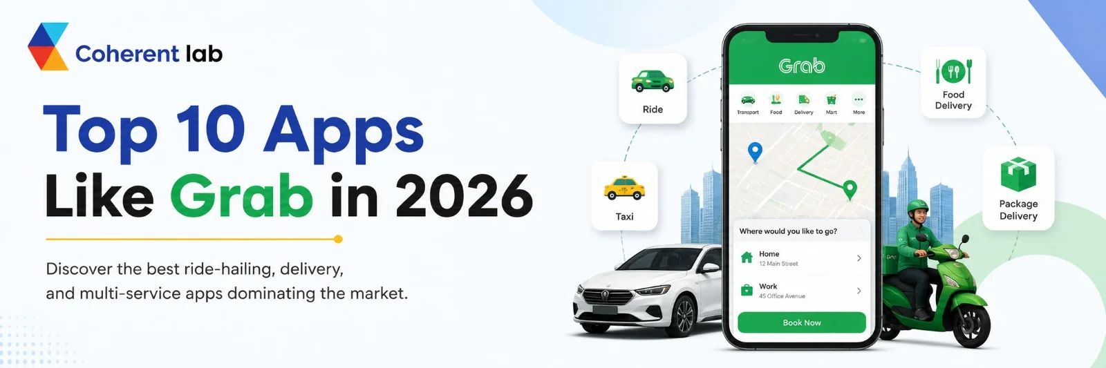 Top 10 Apps Like Grab