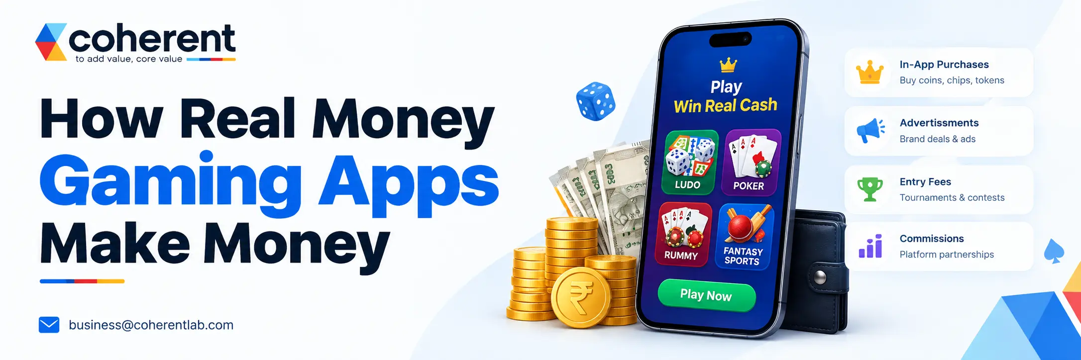 How Real Money Gaming Apps Make Money:  Monetization Strategies