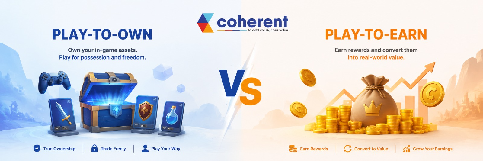 Play-To-Own vs Play-To-Earn: Key Differences in Blockchain Gaming