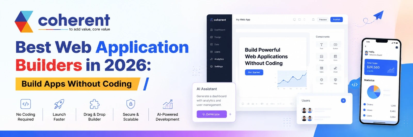 Best Web Application Builders in 2026: Build Apps Without Coding
