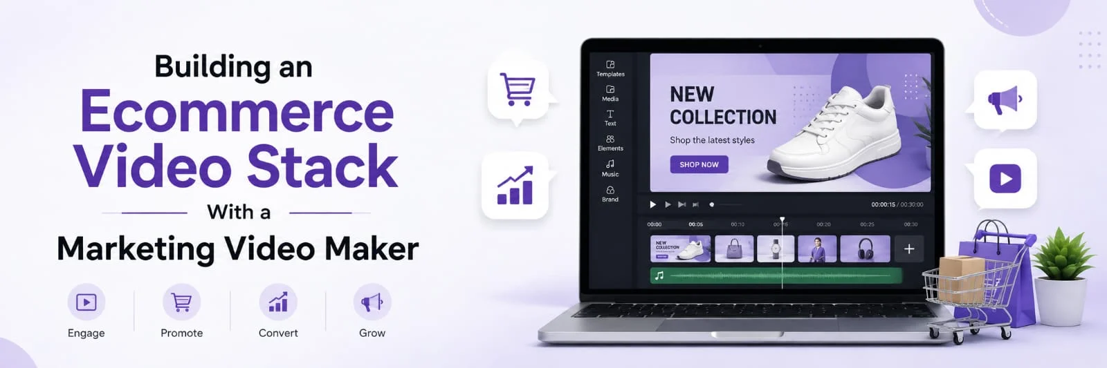  Ecommerce Video Stack With a Marketing Video Maker