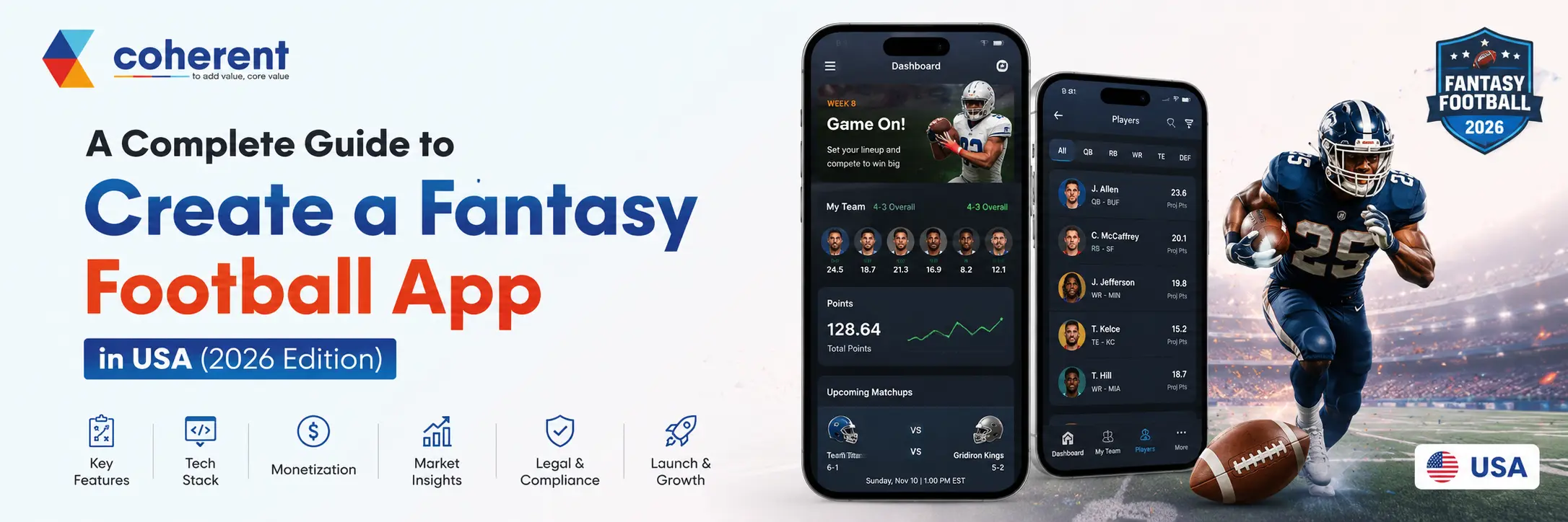 A Complete Guide to Create a Fantasy Football App in USA (2026 Edition)