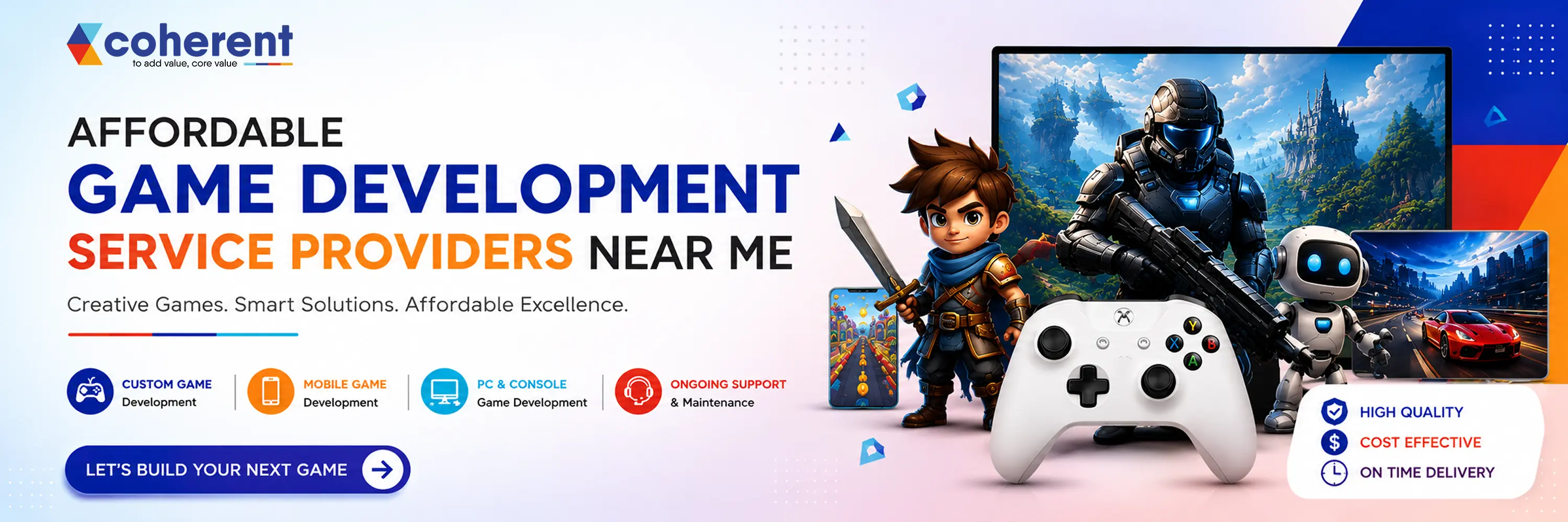Affordable Game Development Service Providers Near Me: How to Find the Right Partner for Your Gaming Project