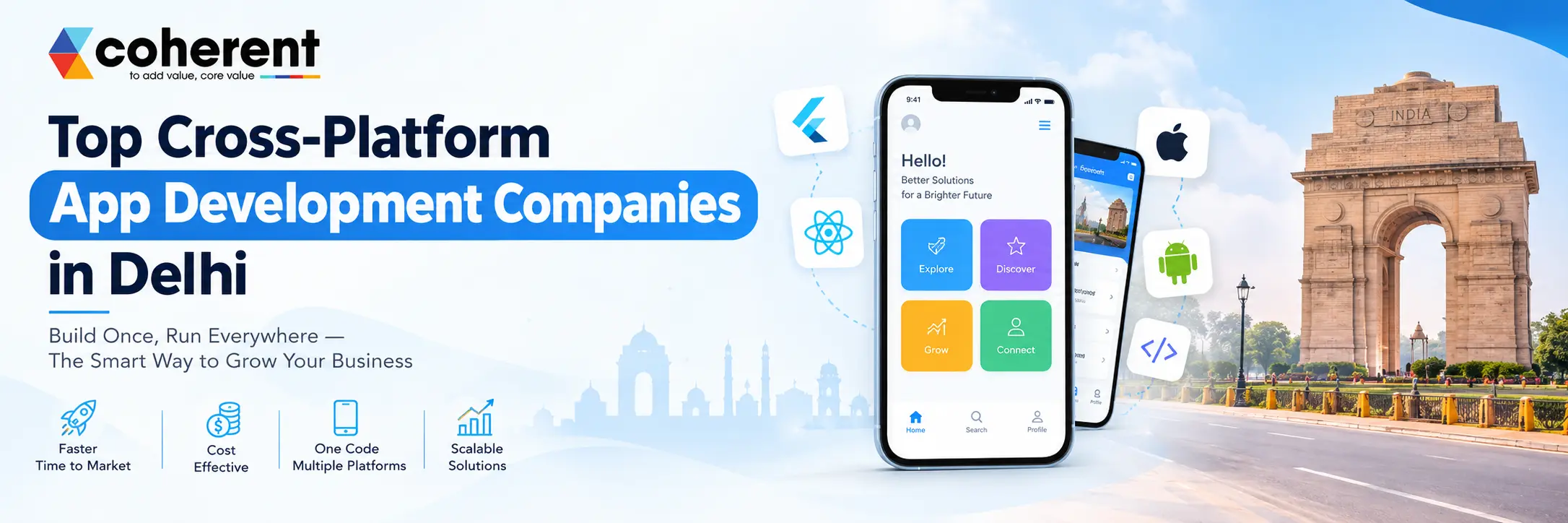 Top Cross-Platform App Development Companies in Delhi