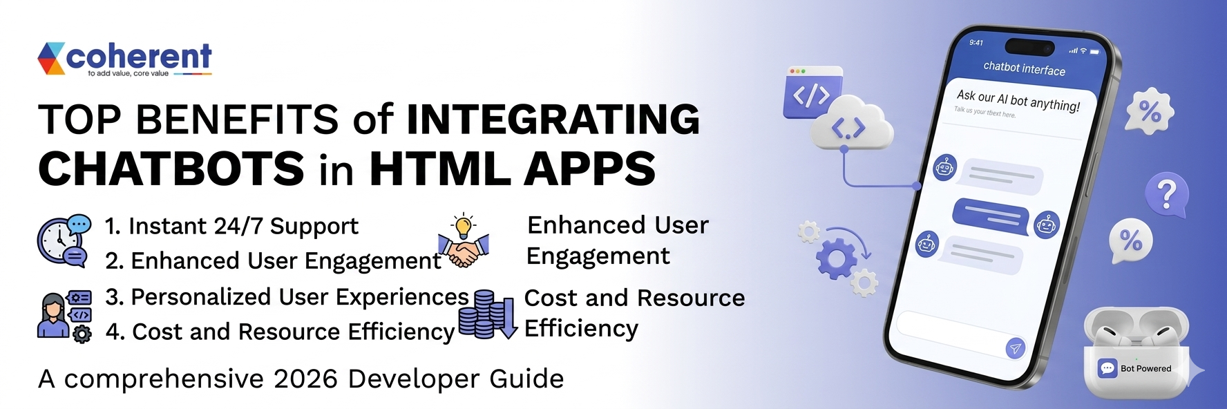 Integrating Chatbots in HTML Apps