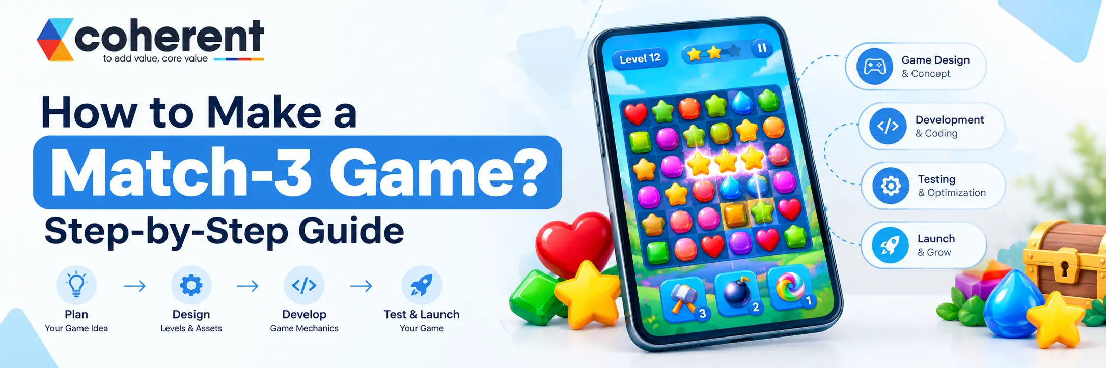 How to Make a Match-3 Game? Step-by-Step Guide