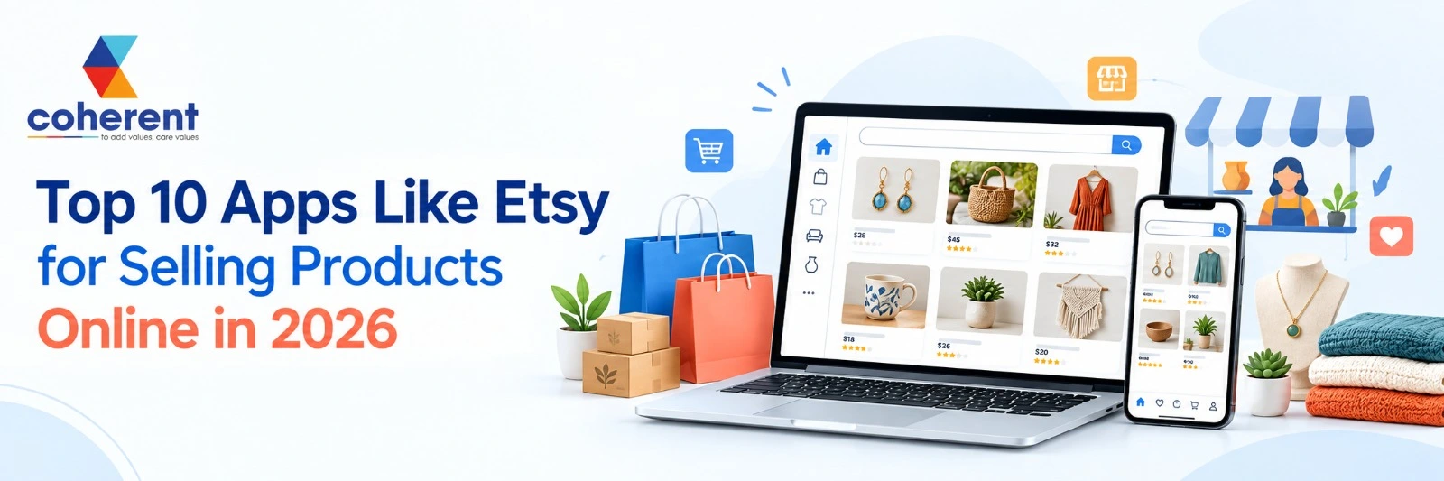 Top 10 Apps Like Etsy for Selling Products Online in 2026