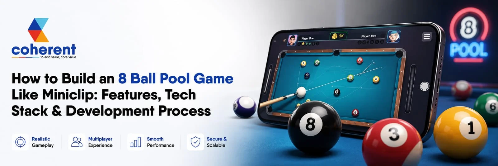 How to Build an 8 Ball Pool Game Like Miniclip: Features & Tech Stacks