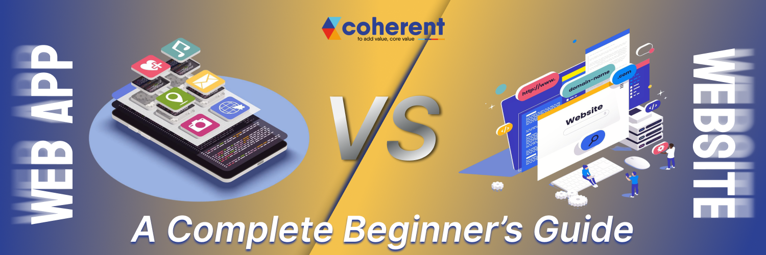 web app and a website