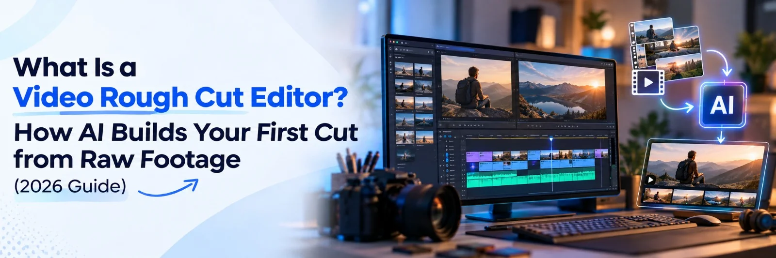 What Is a Video Rough Cut Editor? How AI Builds