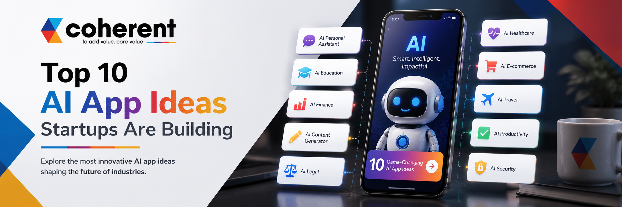 Top 10 AI App Ideas Startups Are Building: Future Guide