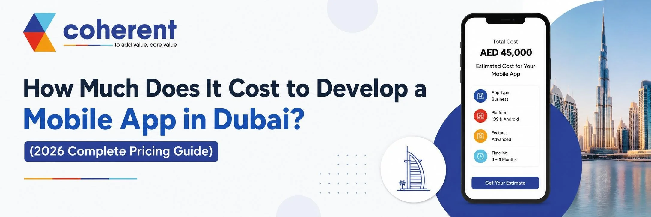 How Much Does It Cost to Develop a Mobile App in Dubai? (2026)
