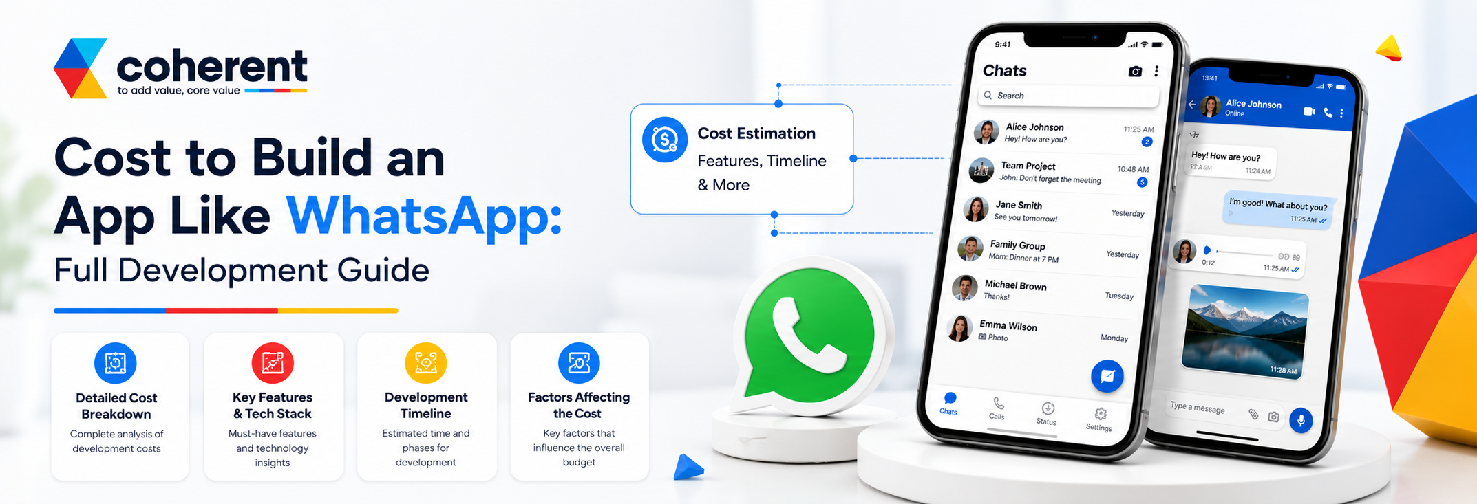 Cost to Build an App Like WhatsApp: Full Development Guide