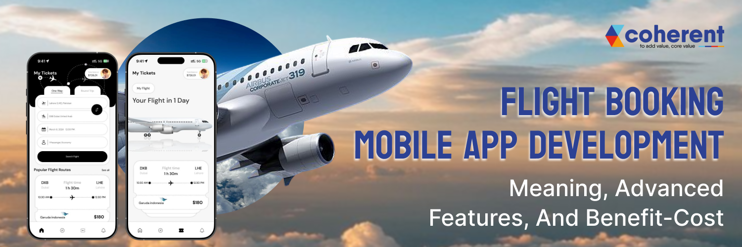 Flight Booking Mobile App Development - Coherent Lab