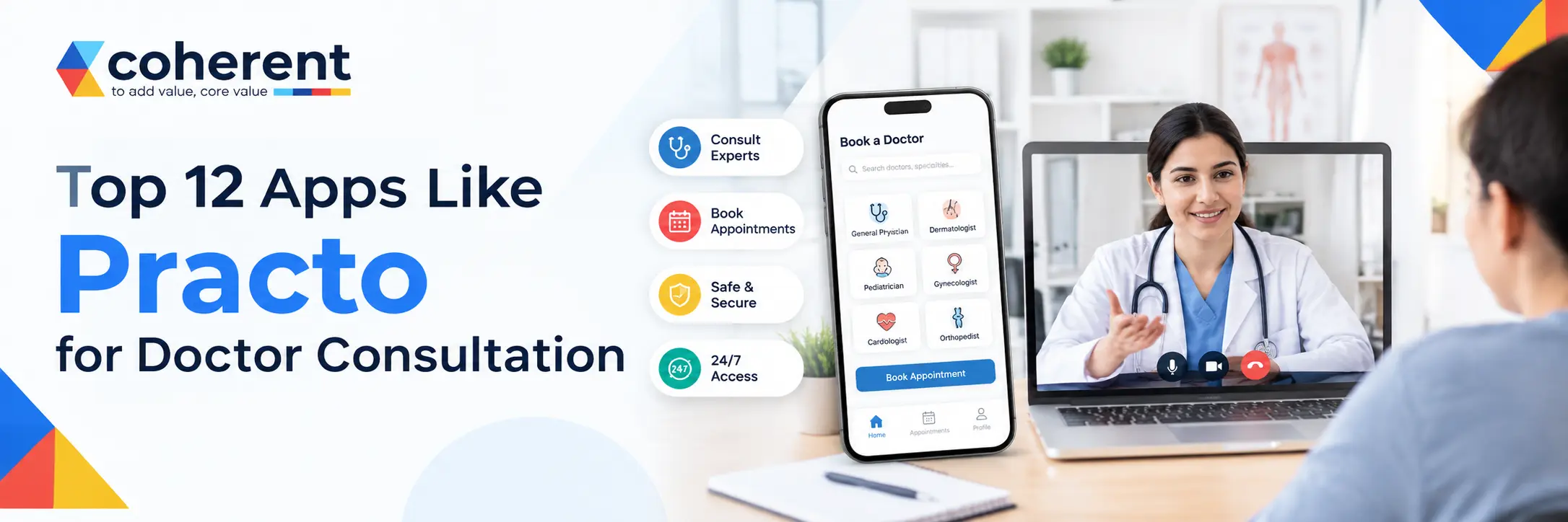 Top 12 Apps Like Practo for Doctor Consultation